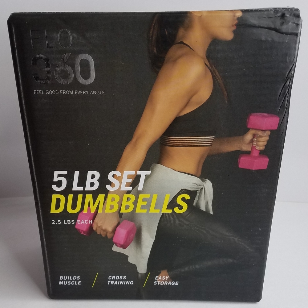 Flo 360 5lb Dumbbell Set (2.5 lbs Each)